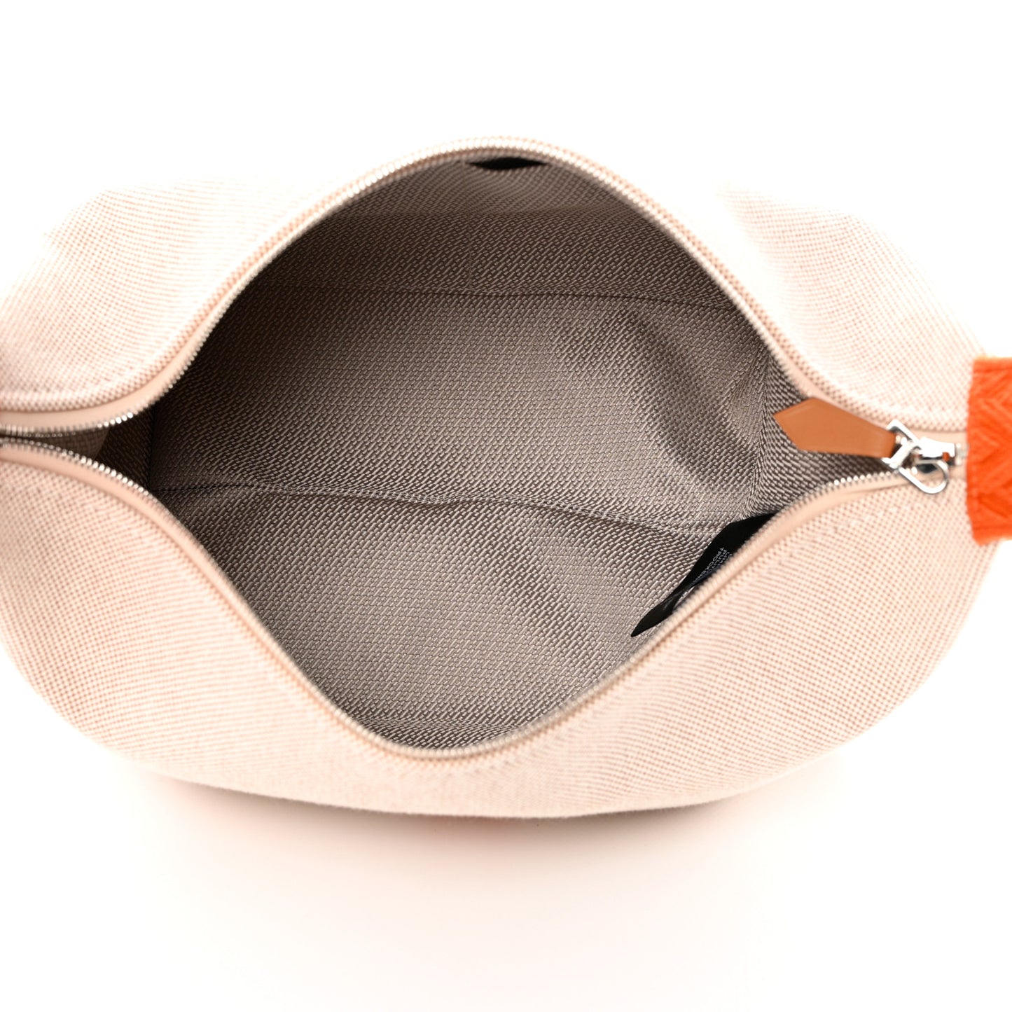 Canvas Small Bride-A-Brac Pouch Natural Orange