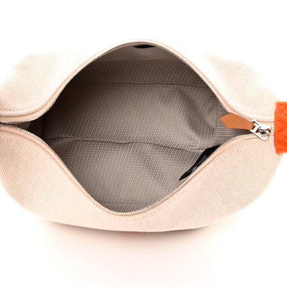Hermes Canvas Small Bride-A-Brac Pouch Natural Orange 5 of 6