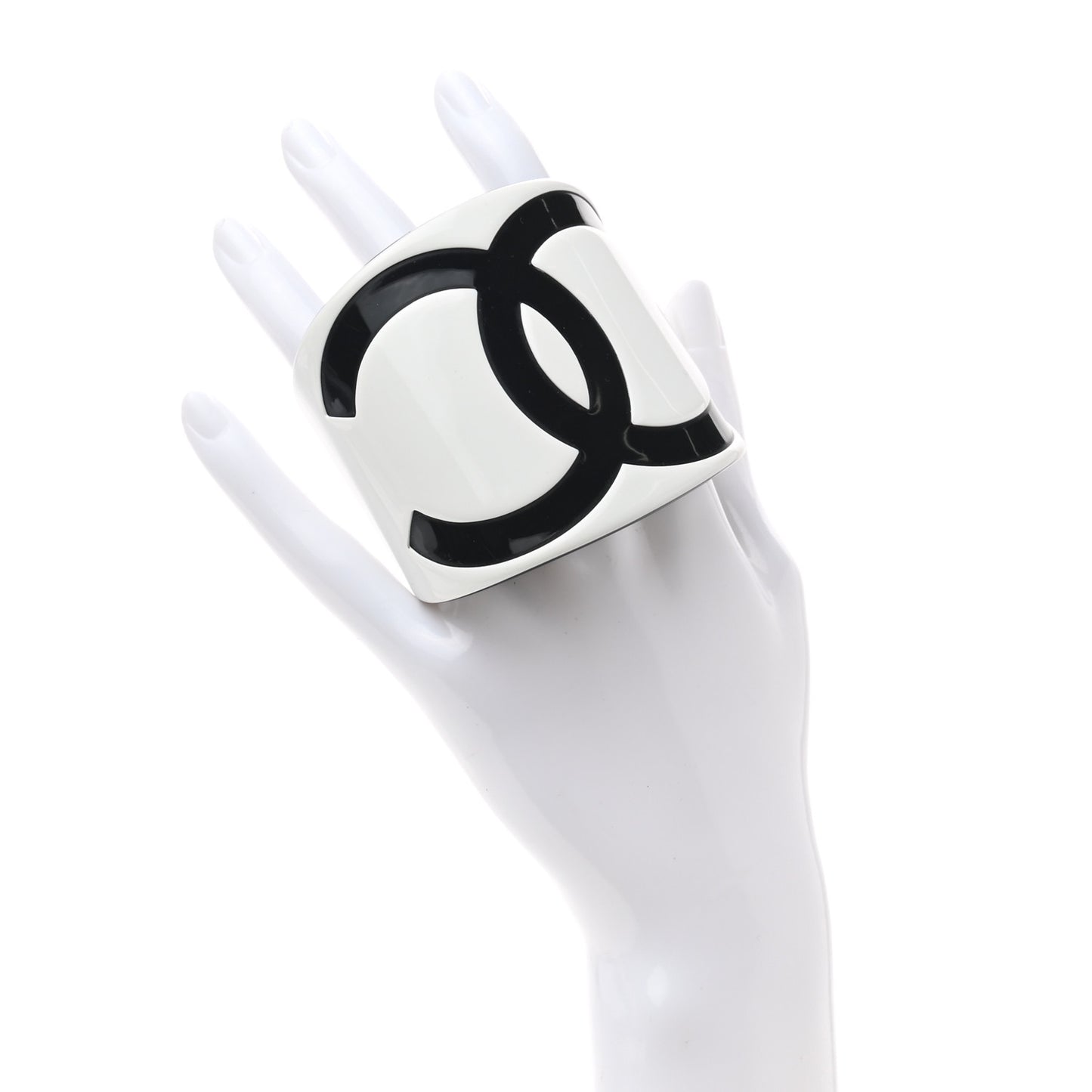Resin CC Cuff White Black