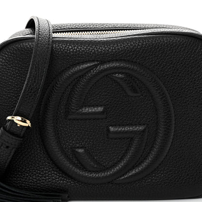 Gucci Pebbled Calfskin Small Soho Disco Bag Black 8 of 11