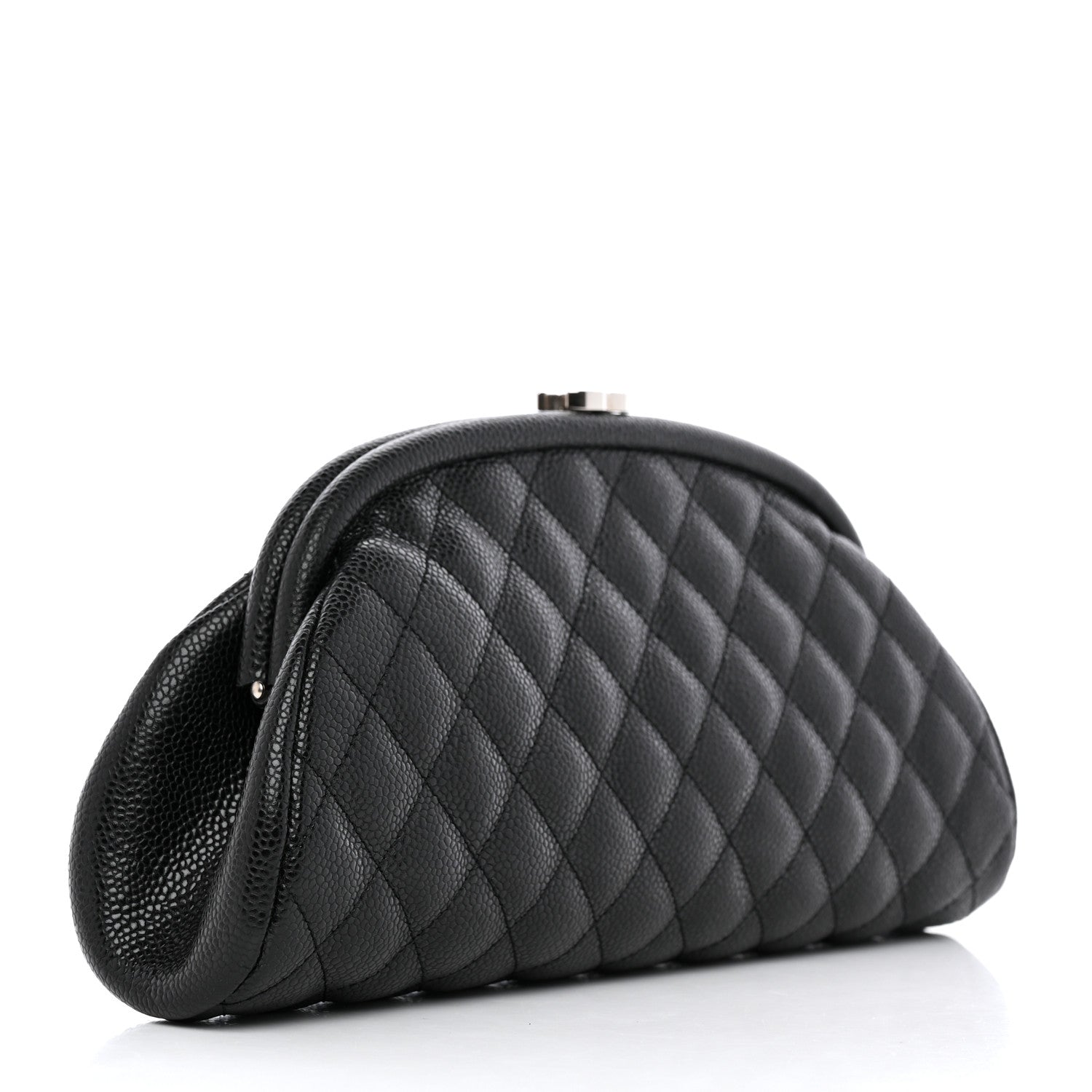 Chanel Caviar Quilted Timeless Clutch Black 3 of 8