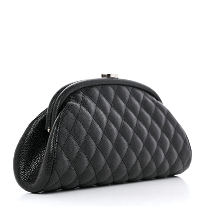 Chanel Caviar Quilted Timeless Clutch Black 3 of 8