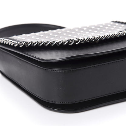 Stella McCartney Eco Alter Nappa Studded Falabella Embellished Box Shoulder Bag Black 6 of 10