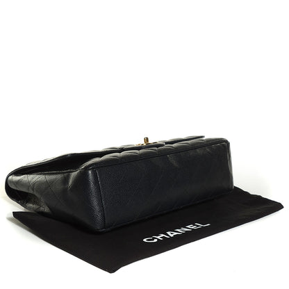 Chanel Caviar Quilted Maxi Double Flap Black 4 of 8