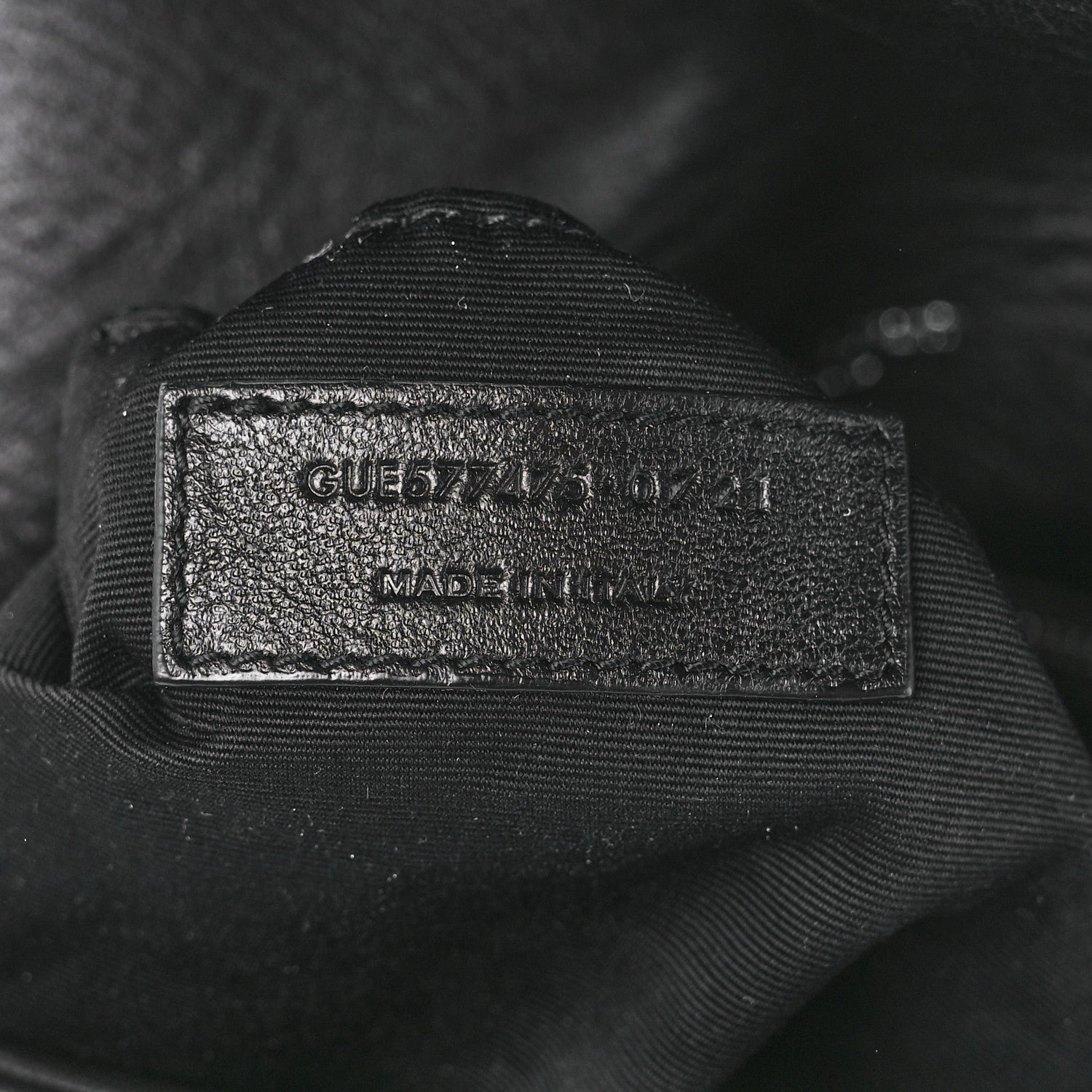 Saint Laurent Lambskin Quilted Medium Loulou Puffer Monogram Chain Satchel Black 8 of 12