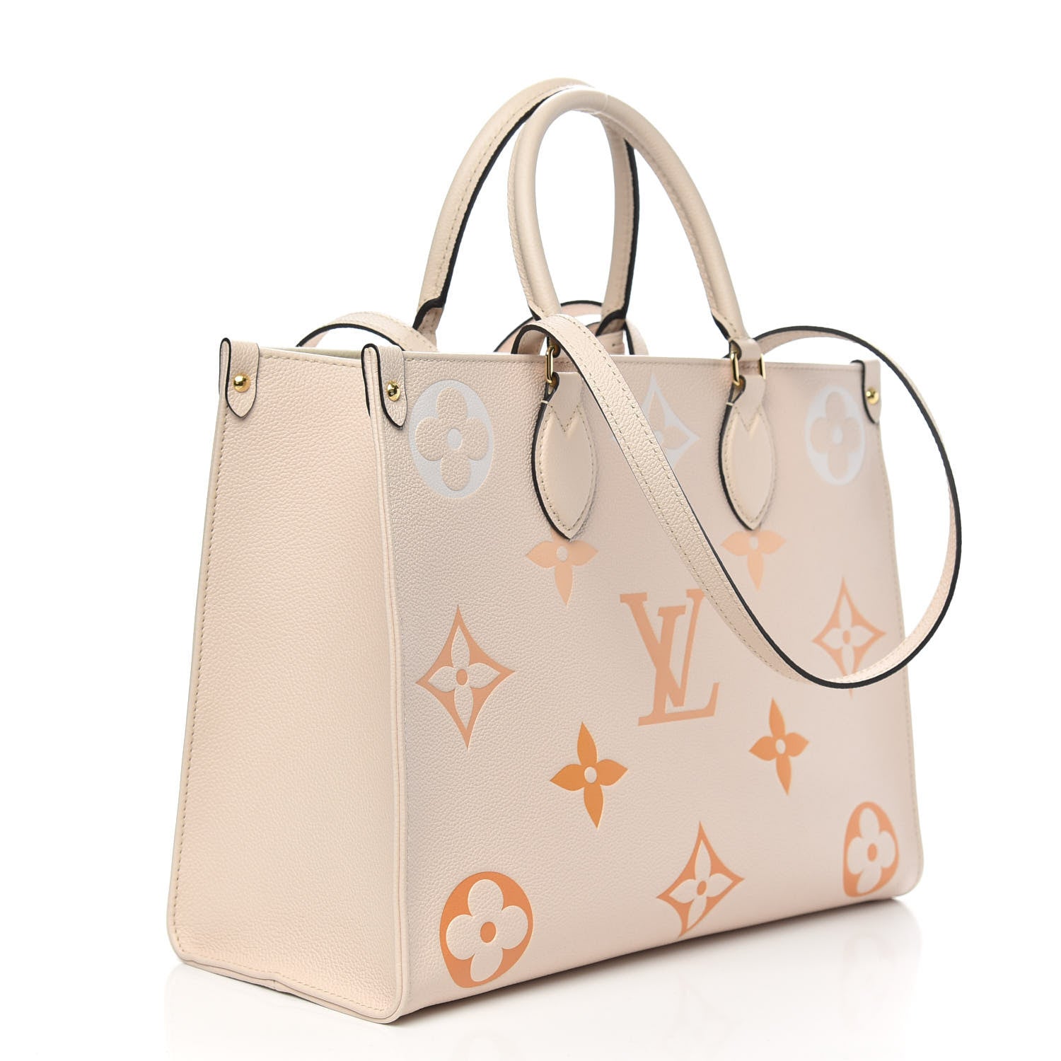 Louis Vuitton Empreinte Monogram Giant By The Pool Onthego MM Cream Saffron 4 of 11