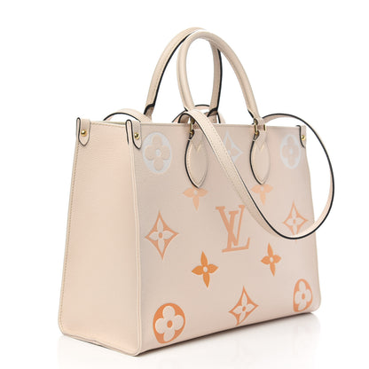 Louis Vuitton Empreinte Monogram Giant By The Pool Onthego MM Cream Saffron 4 of 11