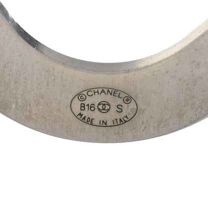 Chanel Metal CC Cuff Silver 4 of 5