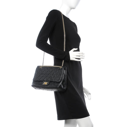 Chanel Aged Calfskin Quilted 2.55 Reissue 227 Flap Black 2 of 15