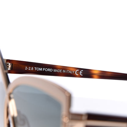 Tom Ford Sandrine Sunglasses TF715 Gold Tortoise 6 of 7
