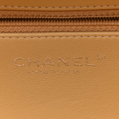 Chanel Raffia Patent Medium CC Filigree Vanity Case Black 6 of 12