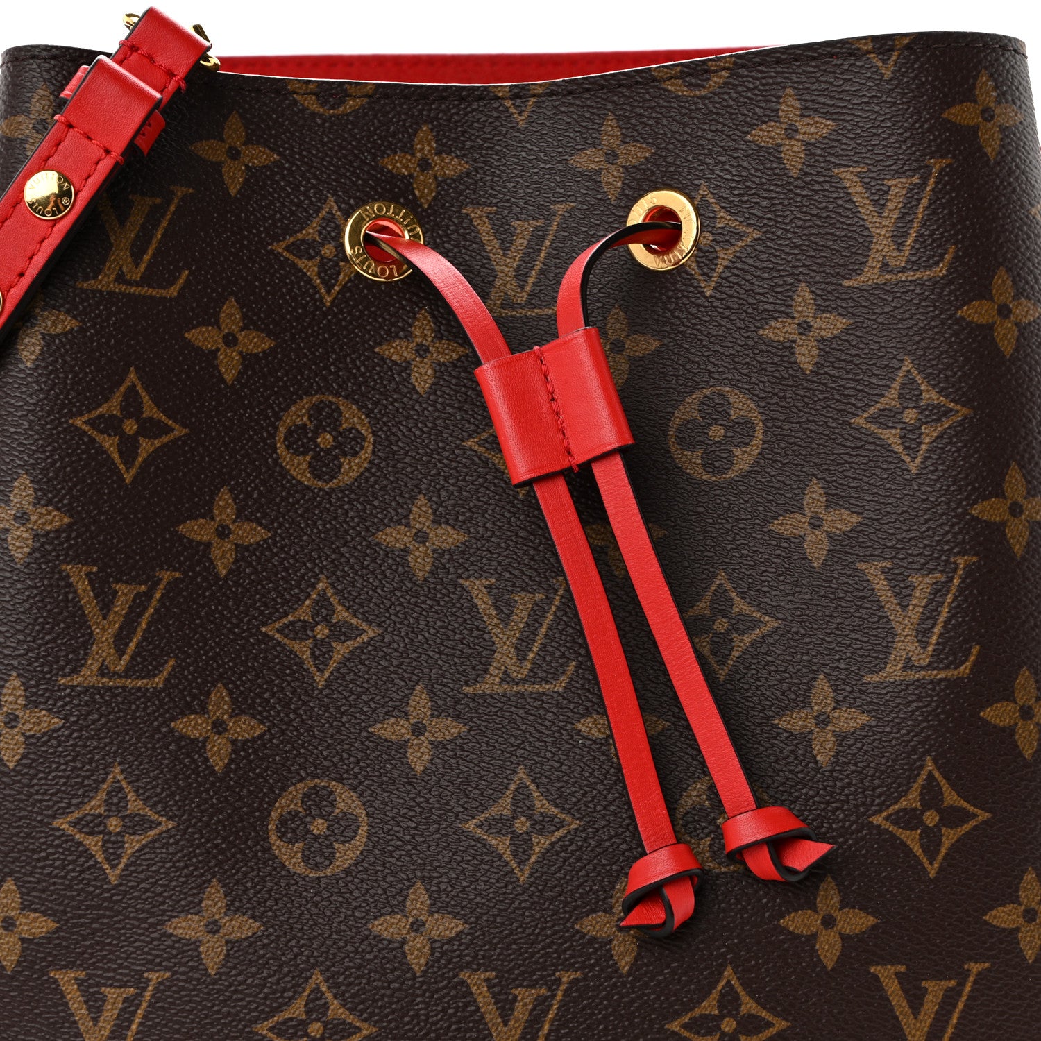 Louis Vuitton Monogram Neonoe MM Coquelicot 7 of 10