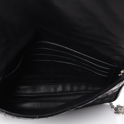 Christian Dior Patent Cannage Wallet on Chain Pouch Black 4 of 10