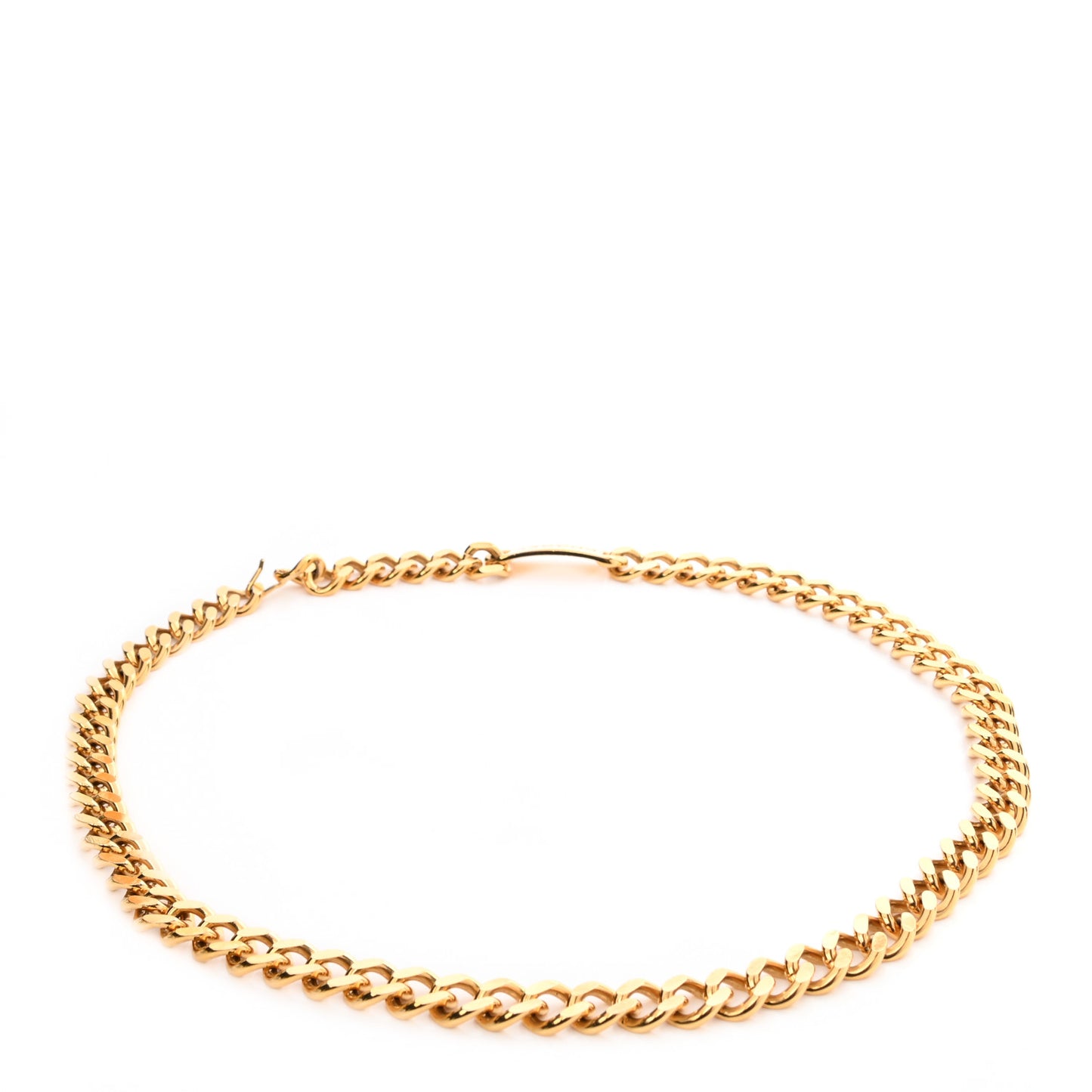 Chain CC Medallion Belt Gold