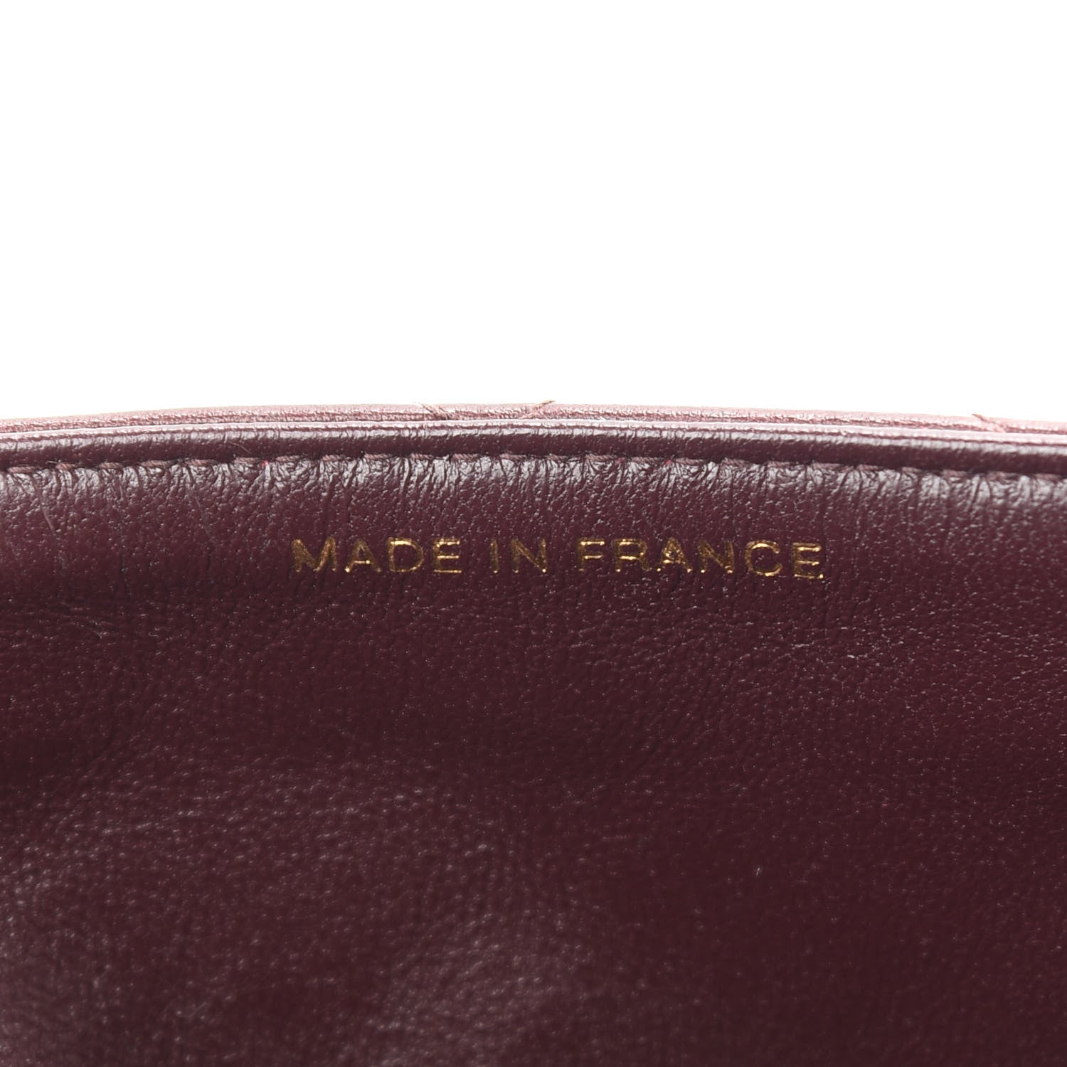 Chanel Lambskin Quilted Medium Single Flap Burgundy 7 of 11