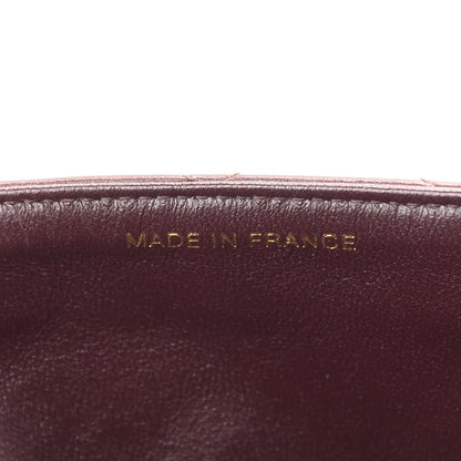 Chanel Lambskin Quilted Medium Single Flap Burgundy 7 of 11