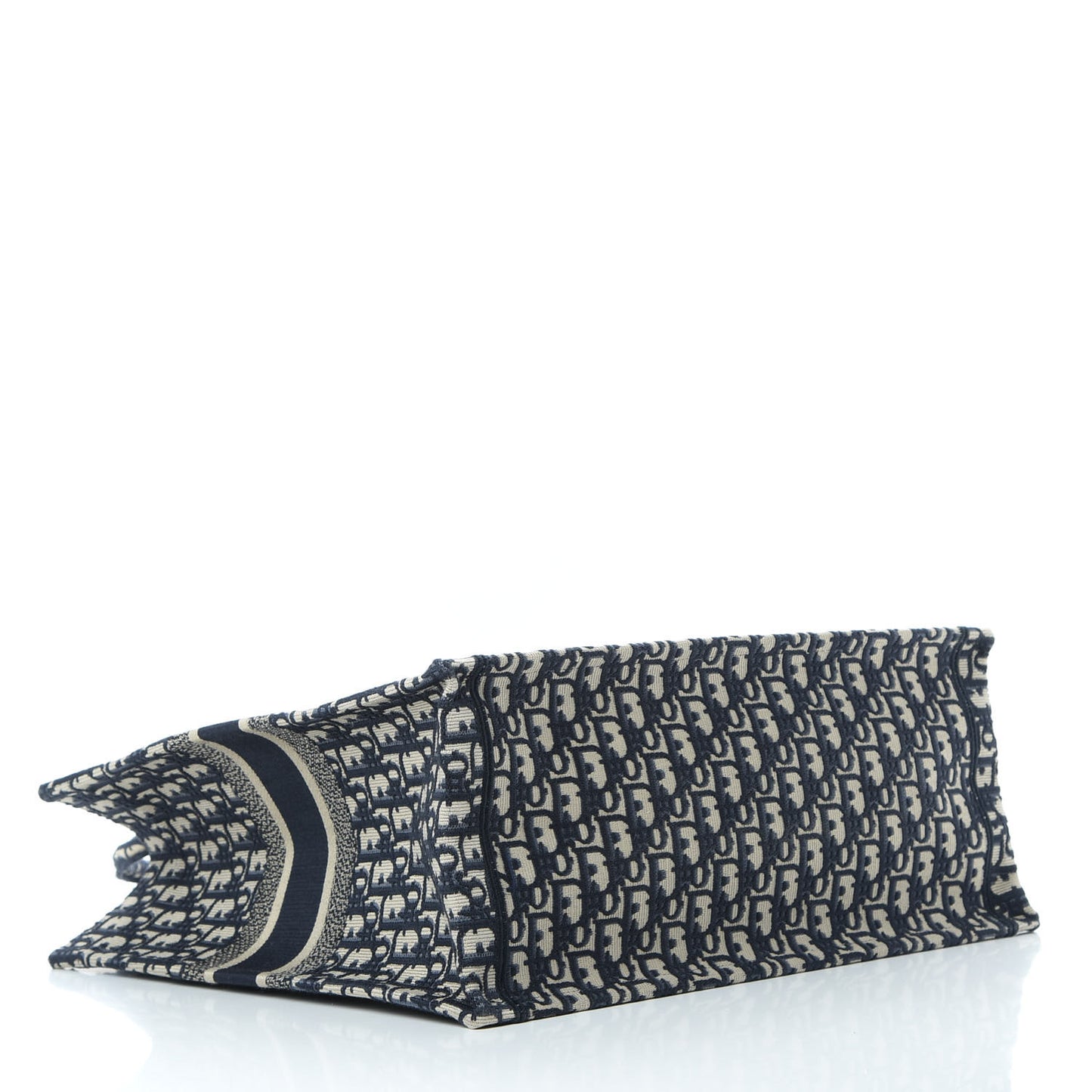 Oblique Book Tote Blue Multicolor