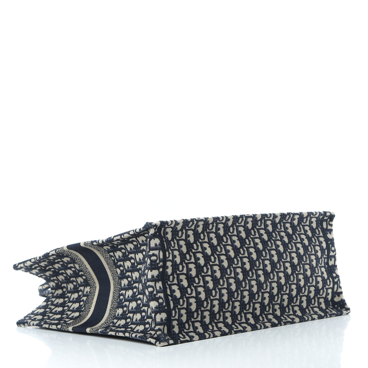 Christian Dior Oblique Book Tote Blue Multicolor 4 of 11