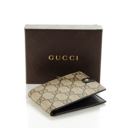Gucci GG Supreme Monogram Jolly Bi-Fold Wallet Dark Brown 4 of 7