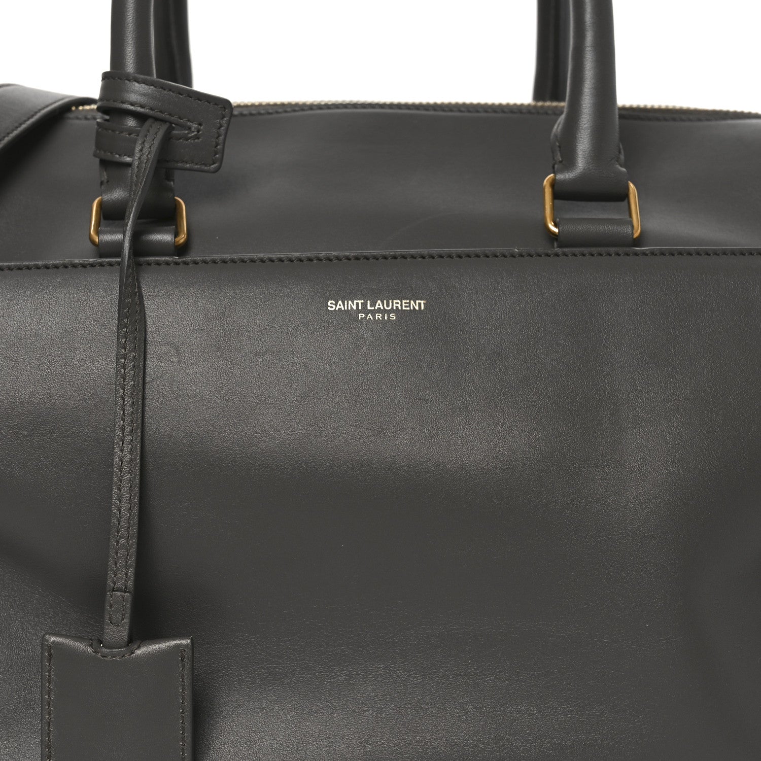 Saint Laurent Calfskin Classic Duffle 6 Earth 15 of 19