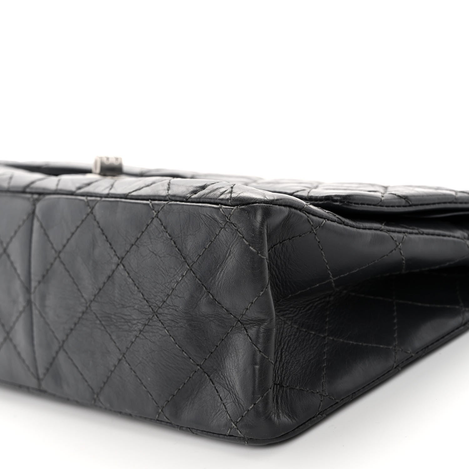 Chanel Aged Calfskin Quilted 2.55 Reissue 226 Flap Grey 10 of 11