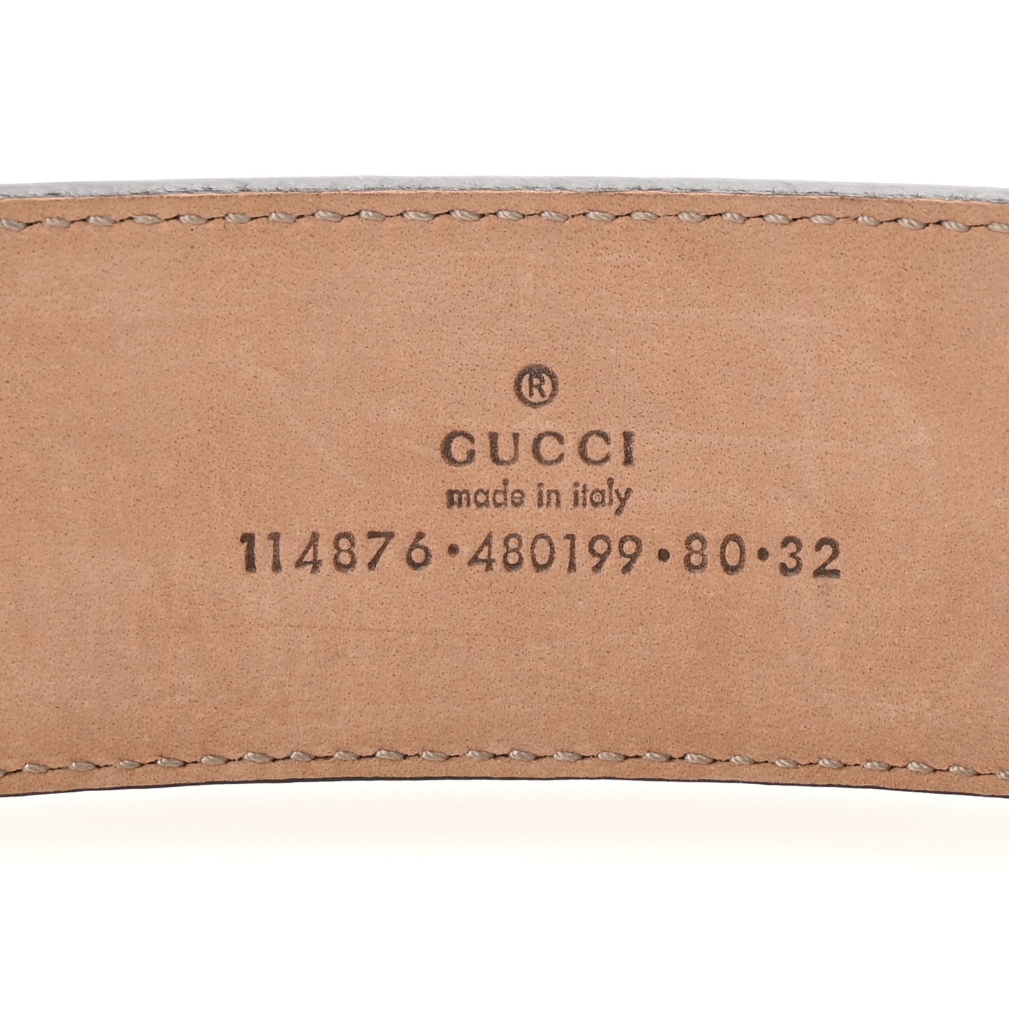 Monogram Interlocking G Belt 80 32 Dark Brown