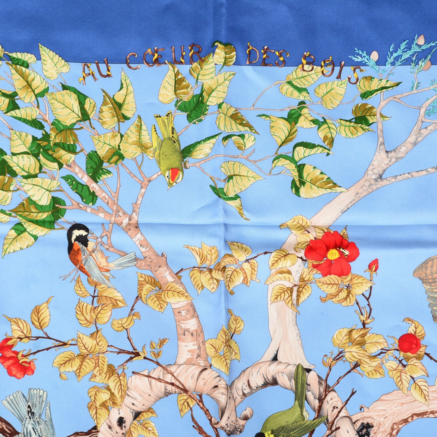 Hermes Silk Au Coeur Des Bois Scarf 90 3 of 6