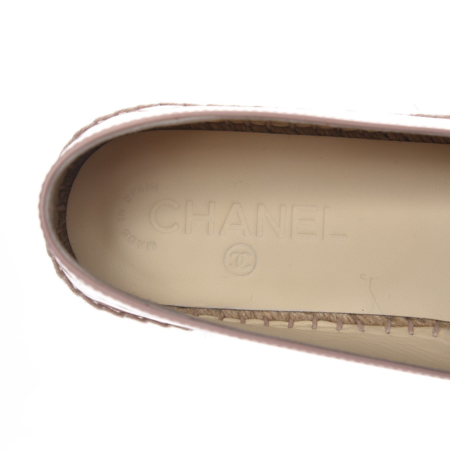 Chanel Patent CC Espadrilles 39 Pink 7 of 9