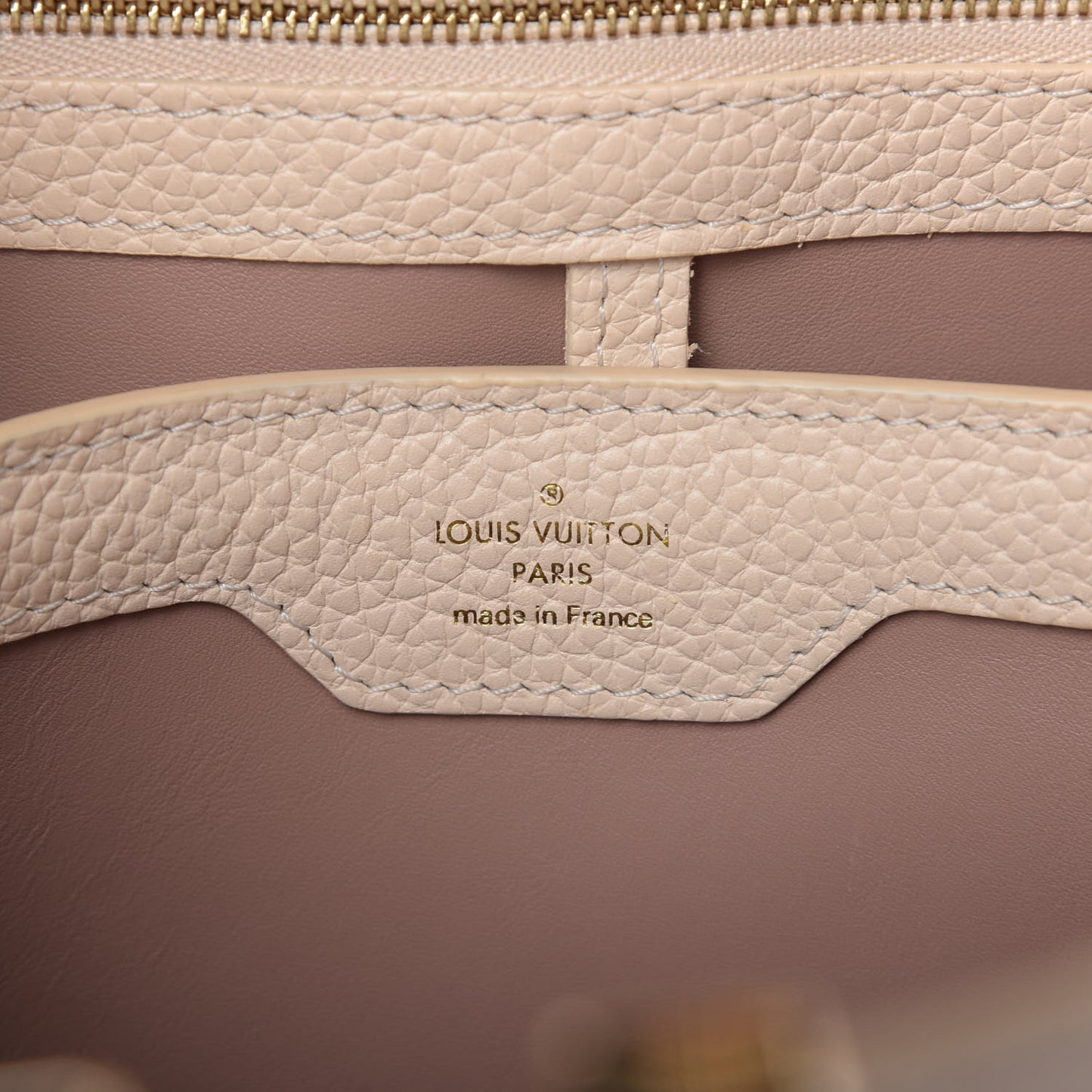Taurillon Gradient Capucines PM Cloudy Creme