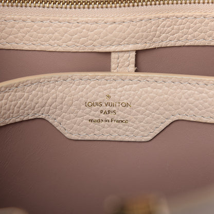 Louis Vuitton Taurillon Gradient Capucines PM Cloudy Creme 8 of 8