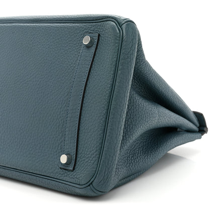 Hermes Togo Birkin 35 Bleu Tempete 8 of 11