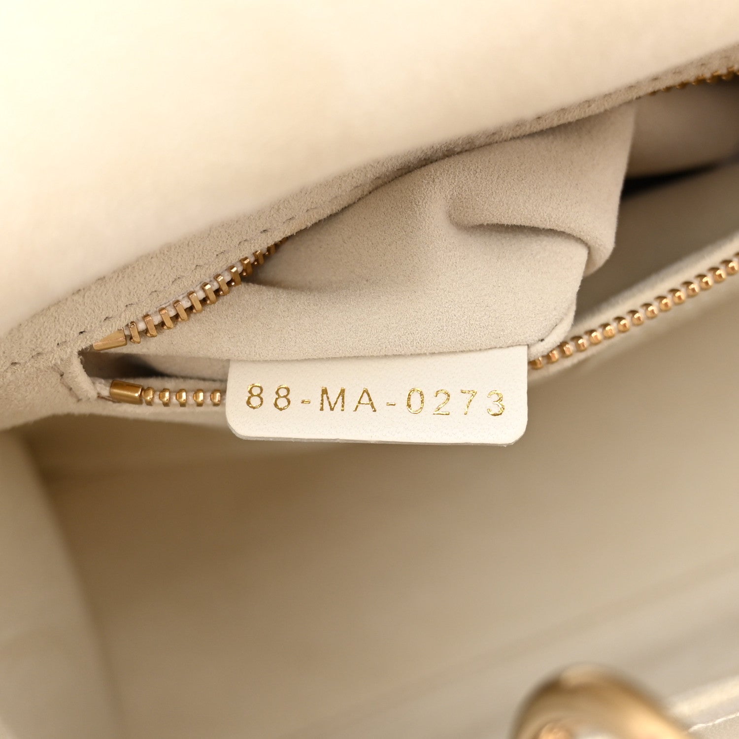 Christian Dior Lambskin Cannage Medium Lady Dior White 7 of 12