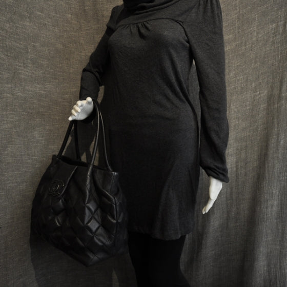 Chanel Leather Sloane Square Tote 2 of 2