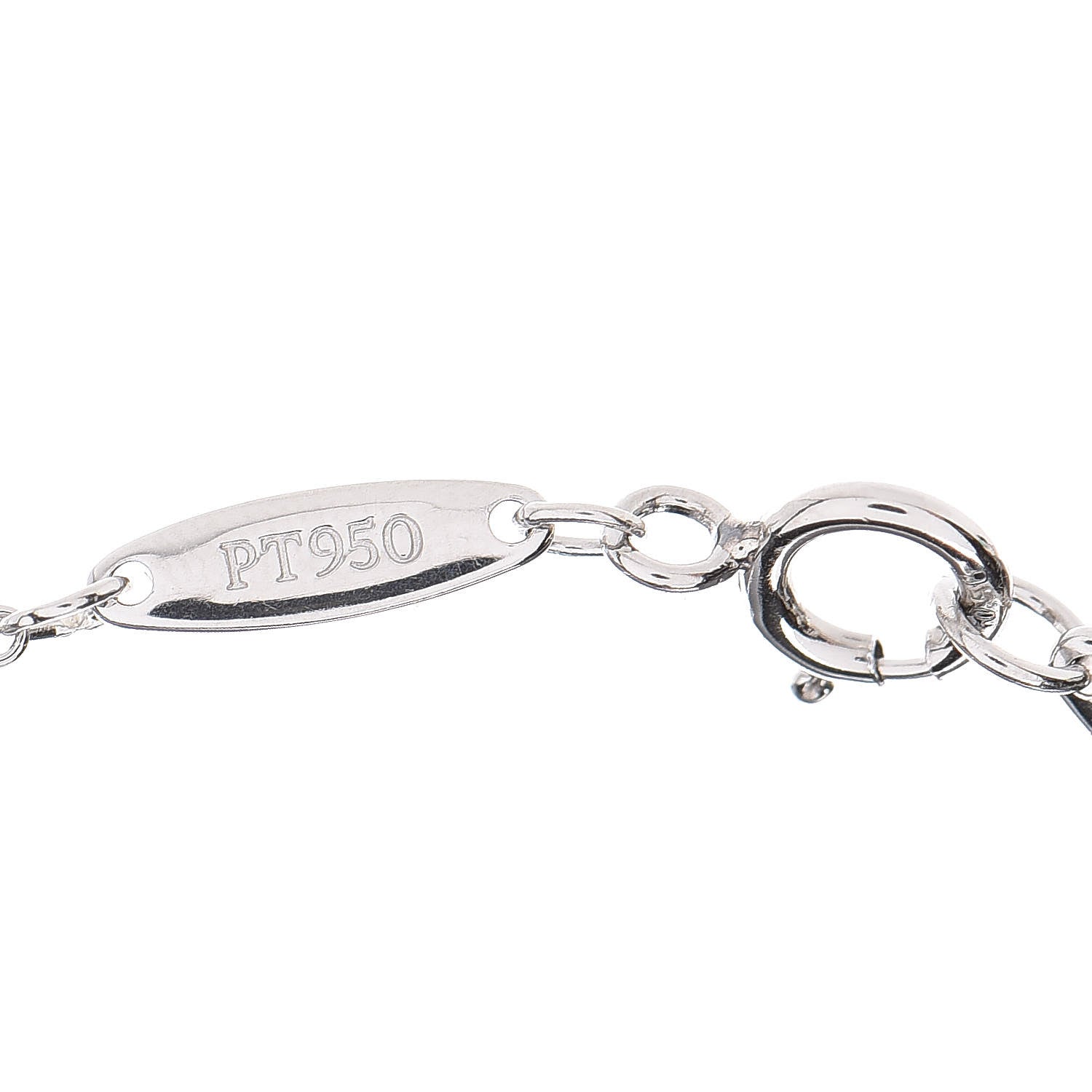 Tiffany Platinum Diamond .21ct Elsa Peretti Diamonds by the Yard Pendant Necklace 6 of 9