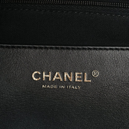 Chanel Shiny Calfskin Quilted Maxi Flap Black 6 of 11