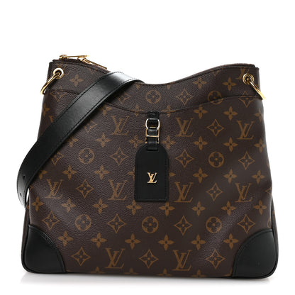 Louis Vuitton Monogram Odeon MM Black Black 1 of 10
