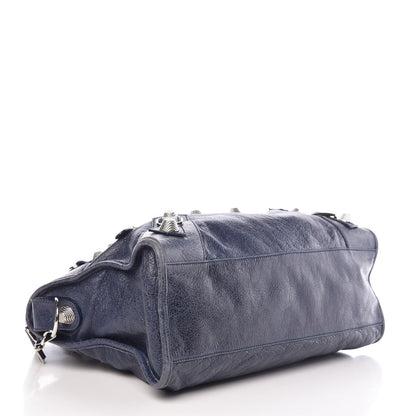 Balenciaga Agneau Giant 21 Silver Hardware City Bleu Roi 5 of 19