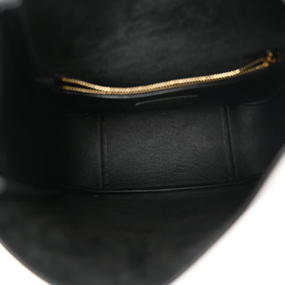 Saint Laurent Smooth Calfskin Small Le 5 A 7 Soft Hobo Black 5 of 9