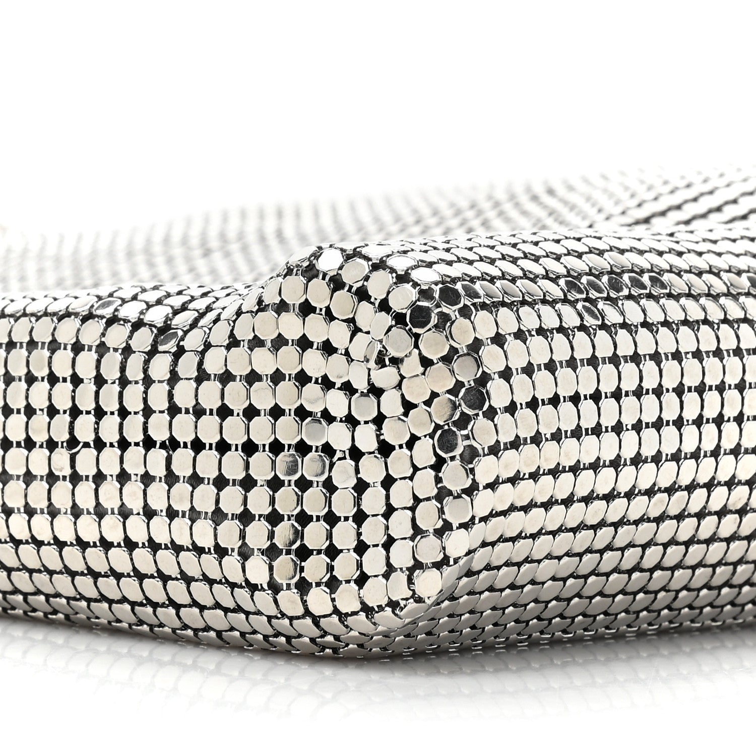 Jimmy Choo Metal Mesh Callie Tassel Shoulder Bag Silver 8 of 9