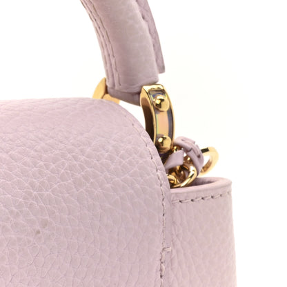 Louis Vuitton Taurillon LV Ski Capucines Mini Pearly Lilac 12 of 14