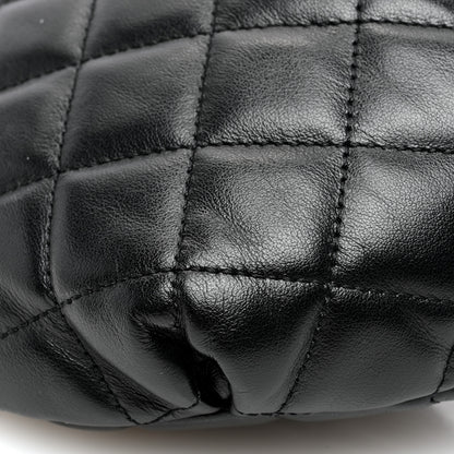Chanel Calfskin Quilted Waist Belt Bag Black 10 of 10