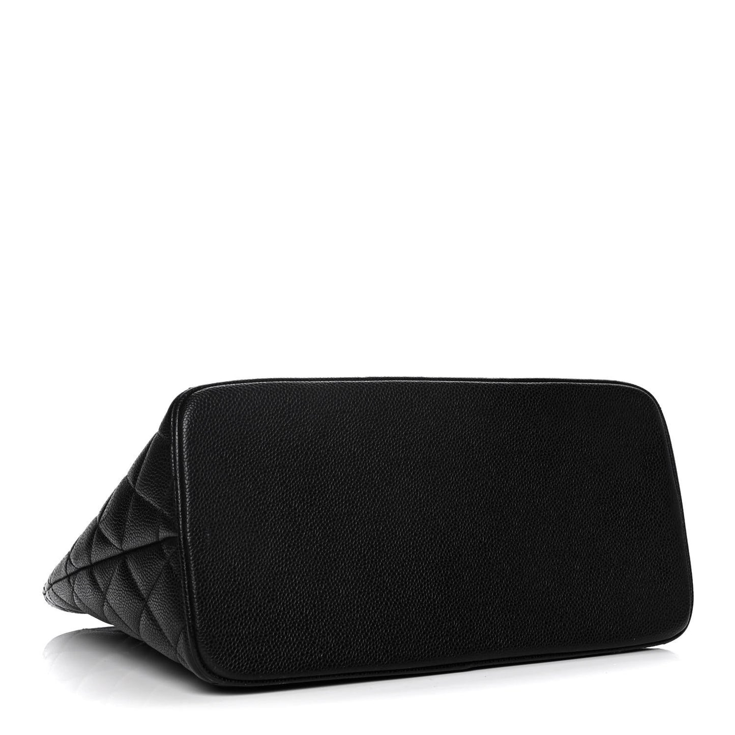Caviar Quilted Medallion Tote Black