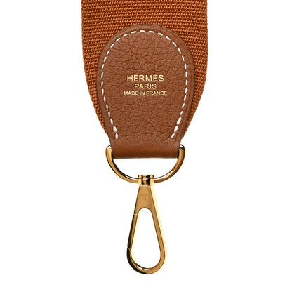 Hermes Taurillon Clemence Evelyne III GM Gold 10 of 11