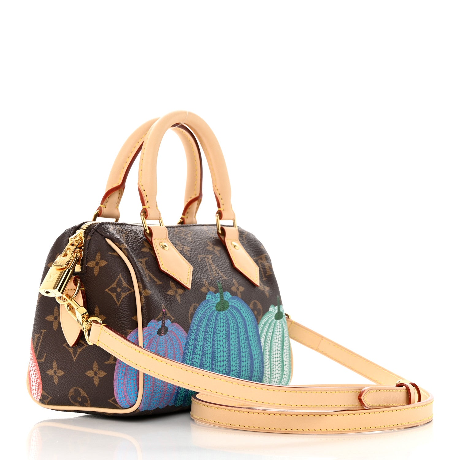 Louis Vuitton LV X YK Monogram Pumpkins Speedy Bandouliere 20 3 of 10