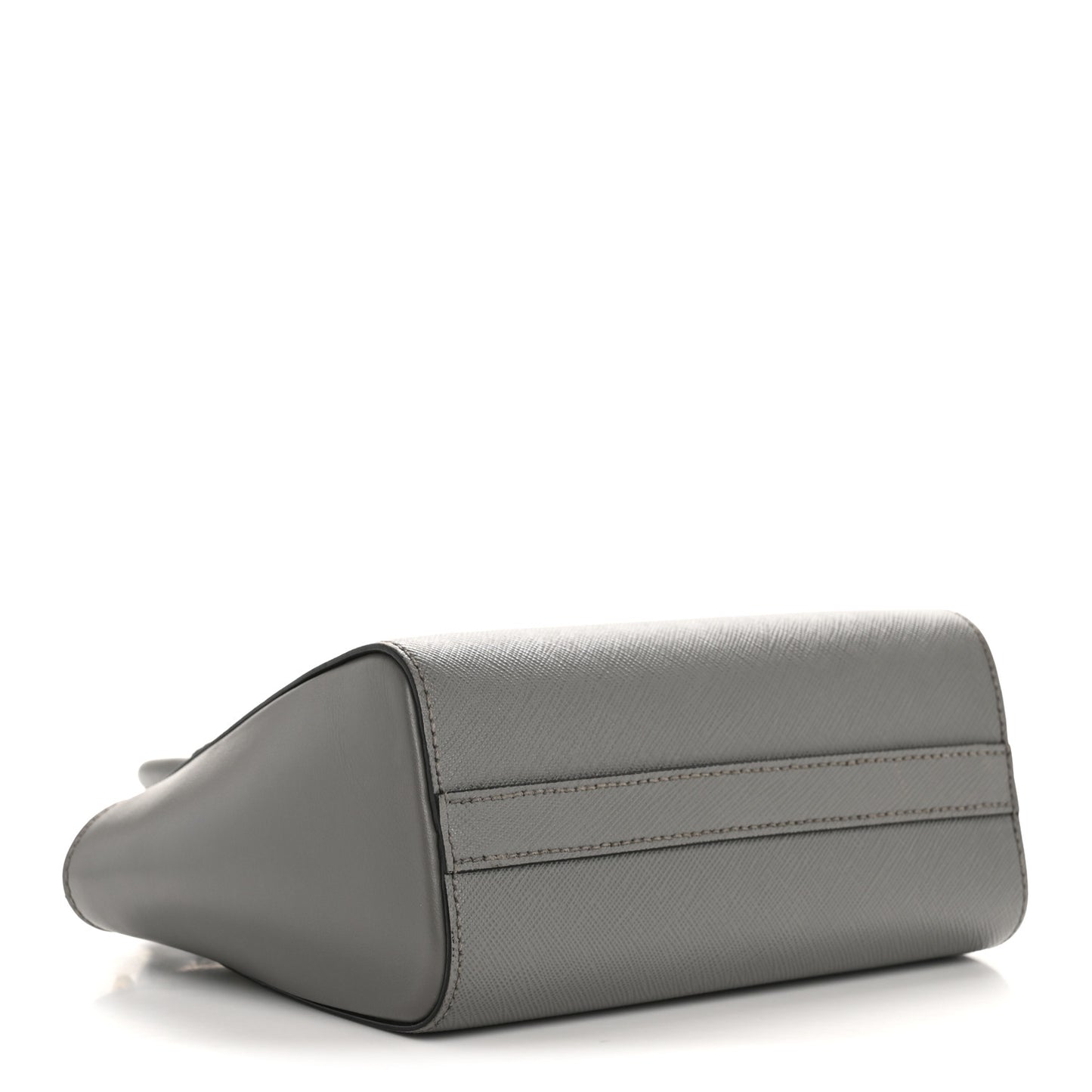 Saffiano Soft Calfskin Mini Zippered Tote Marmo