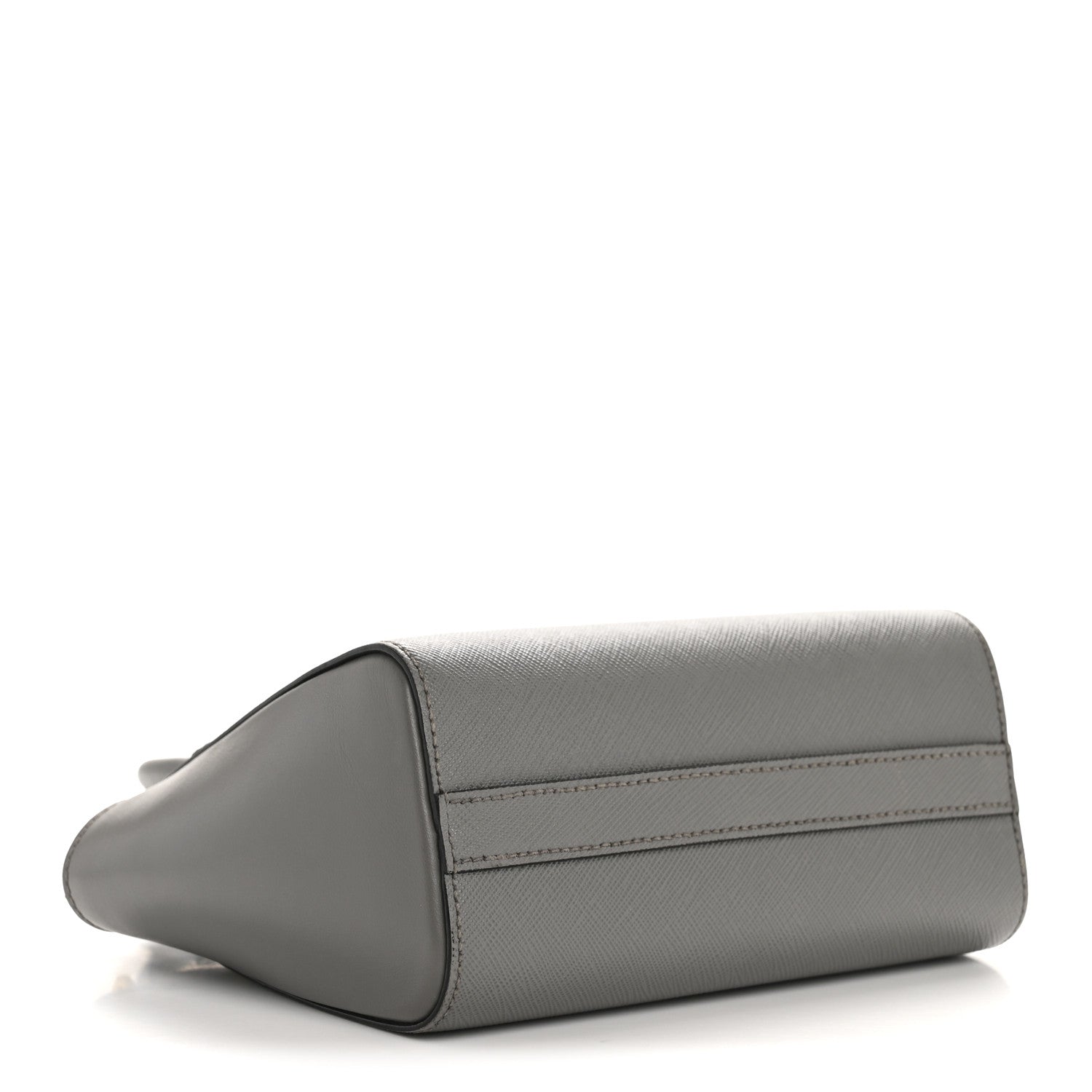 Prada Saffiano Soft Calfskin Mini Zippered Tote Marmo 4 of 16