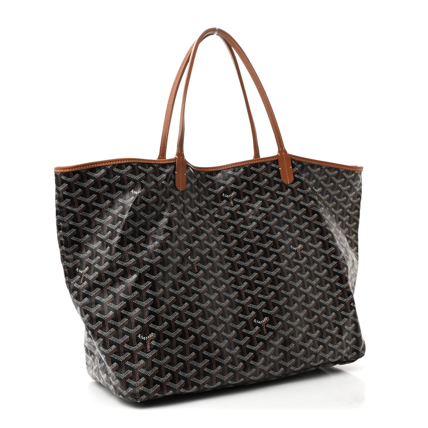 Goyard Goyardine Saint Louis GM Black Gold 4 of 11