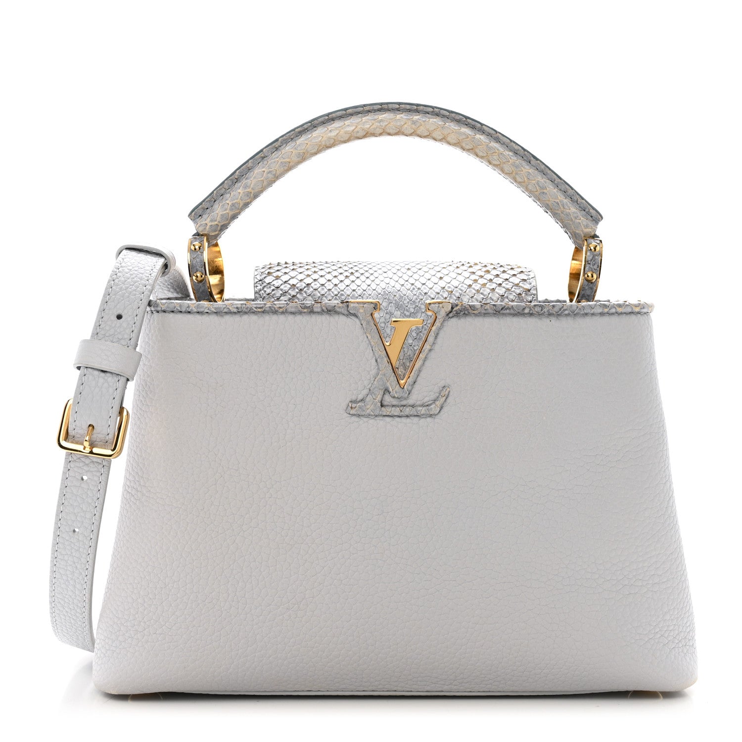 Louis Vuitton Taurillon Snakeskin Capucines BB 1 of 11