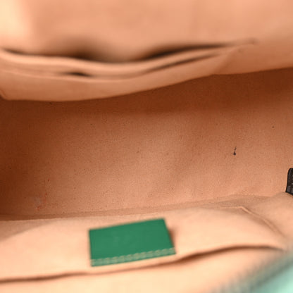 Gucci Calfskin Matelasse GG Marmont Dome Backpack Emerald Green 5 of 11