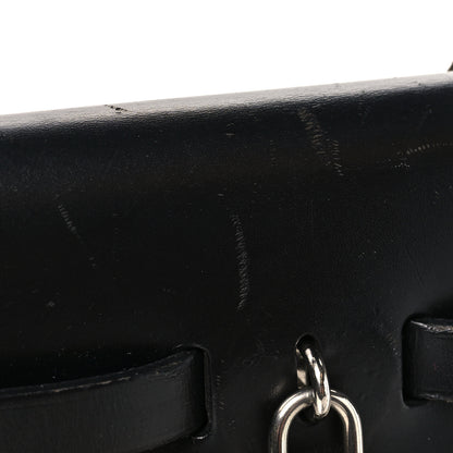 Hermes Toile H Berline Vache Hunter Herbag Zip PM 31 Black Ecru 12 of 12